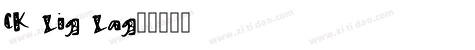 CK Zig Zag字体转换